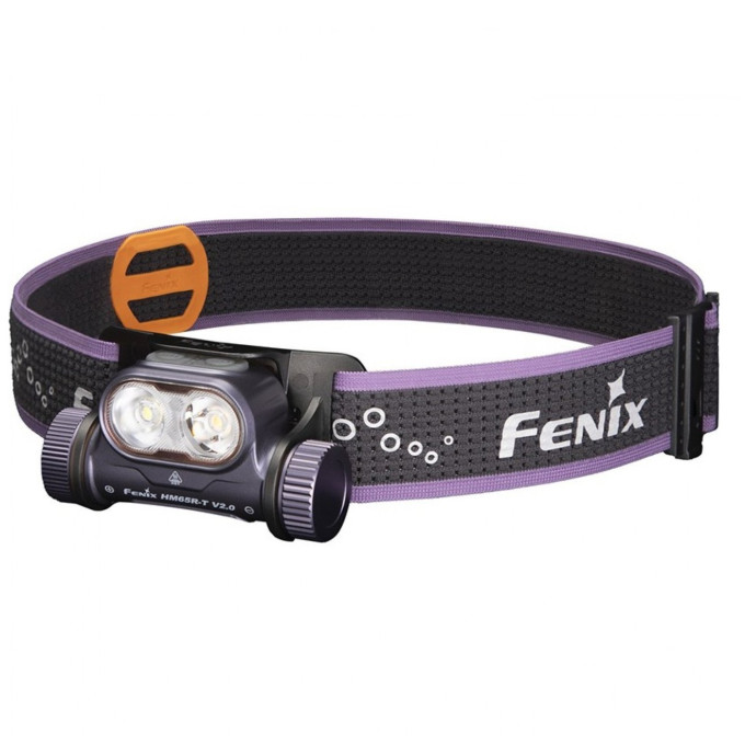 Налобный фонарь FENIX HM65R-T V2,0 фиолетовый HM65R-TV20pu